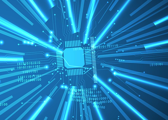 Digital Circuit Board Technology Background