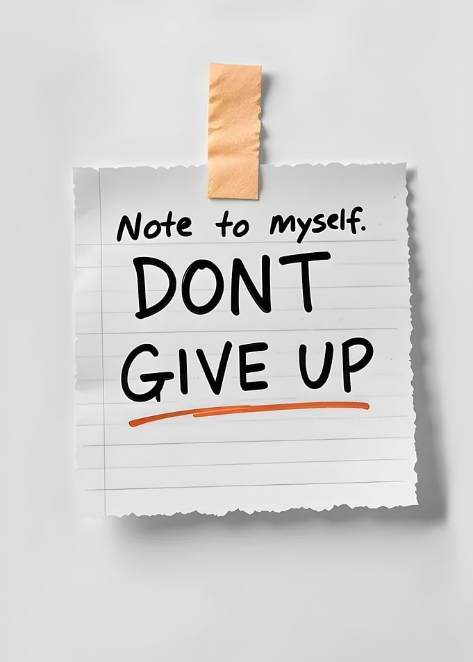 Inspirational Note to Myself