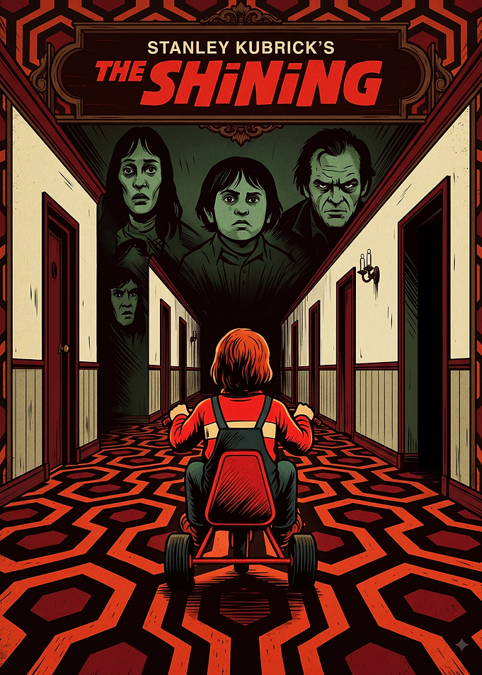 The Shining Movie Poster Art
