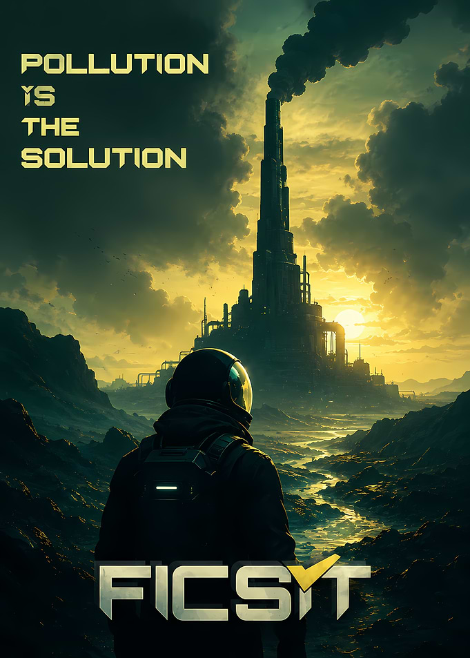 Ficsit Pollution Is The Solution Poster