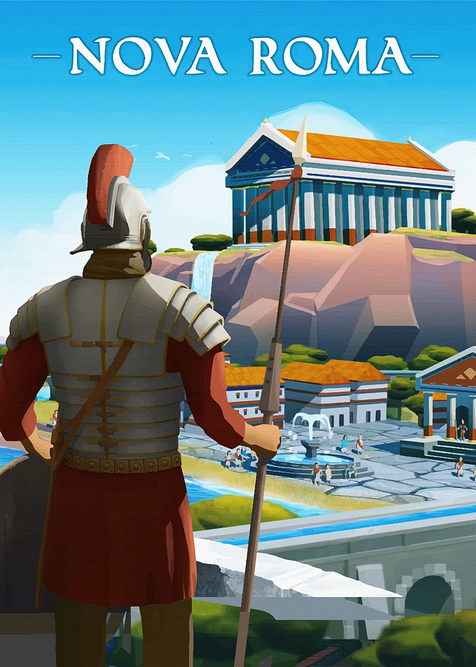 Nova Roma Roman Soldier Poster
