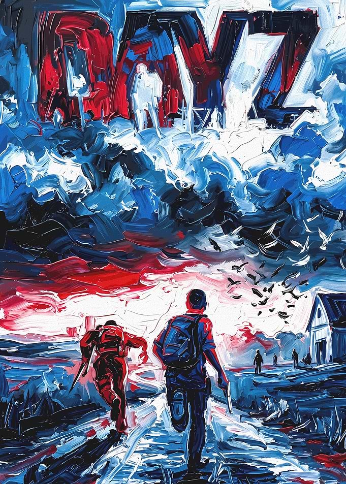 DayZ Survival Game Oil Painting