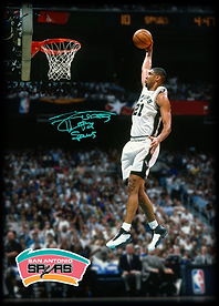 Tim Duncan: Spurs Legend in Flight