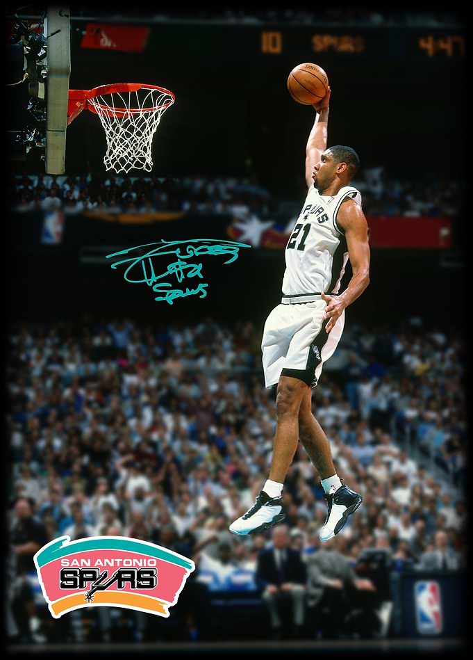 Tim Duncan: Spurs Legend in Flight