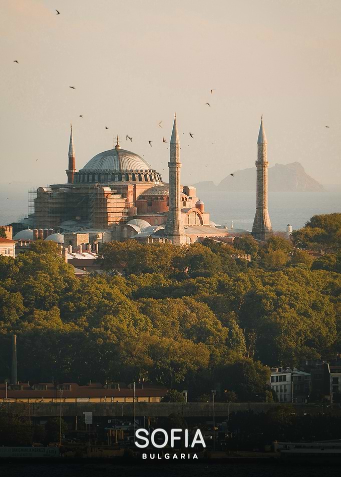 Hagia Sophia at Sunset