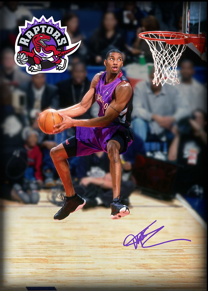McGrady's Aerial Grace: Raptors Icon