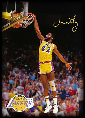 James Worthy's Iconic Lakers Dunk