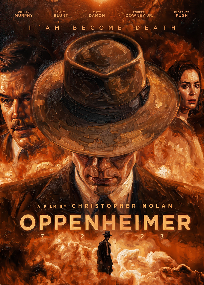Oppenheimer Movie Poster Art