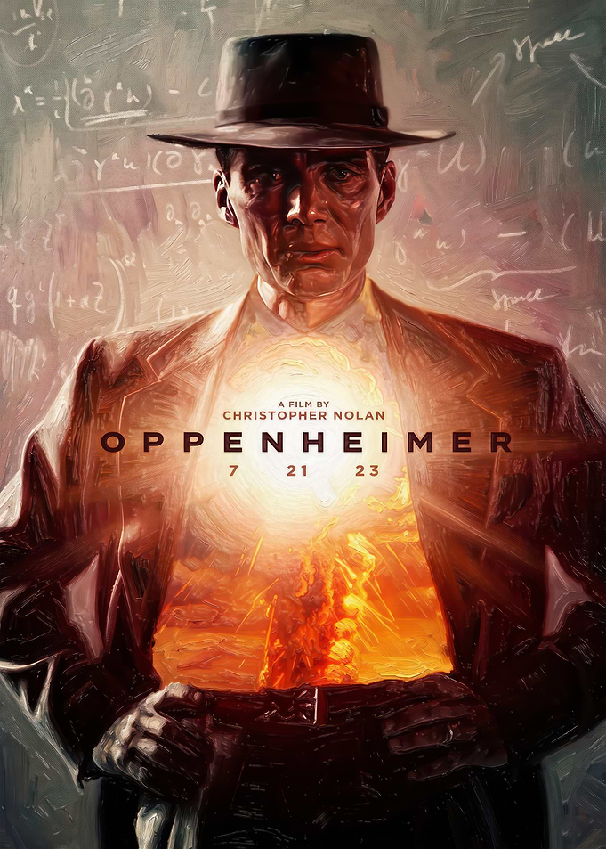 Oppenheimer Movie Poster Art