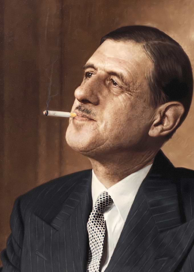 Portrait of Charles de Gaulle