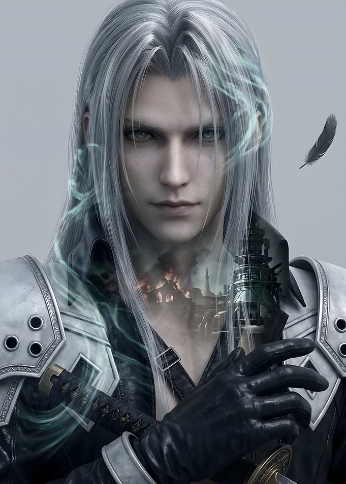 Sephiroth Final Fantasy VII Portrait