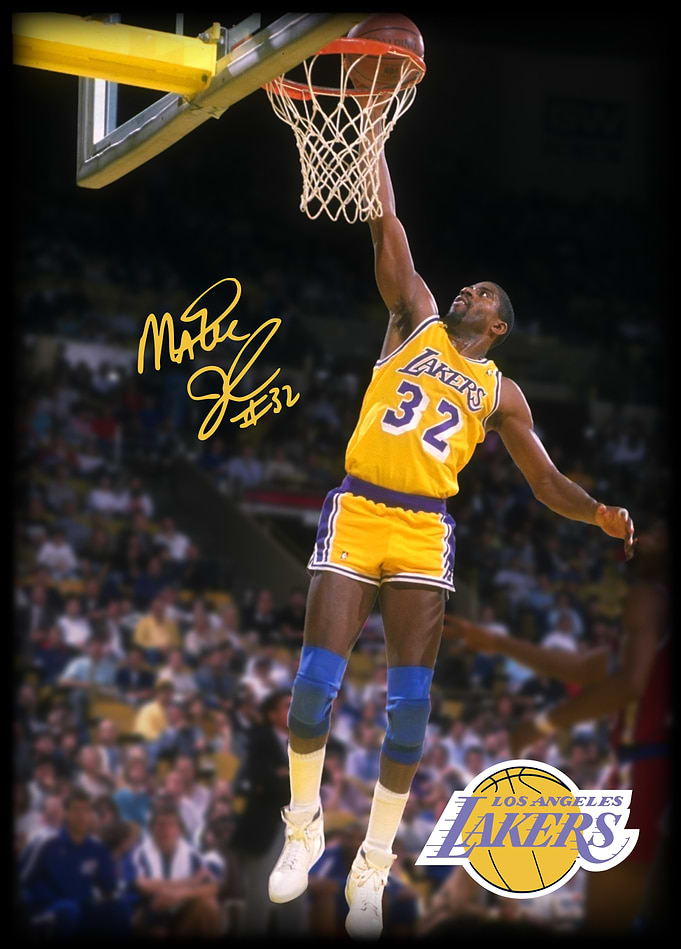 Magic Johnson's Iconic Slam Dunk