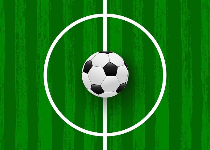 Soccer Ball on Center Field