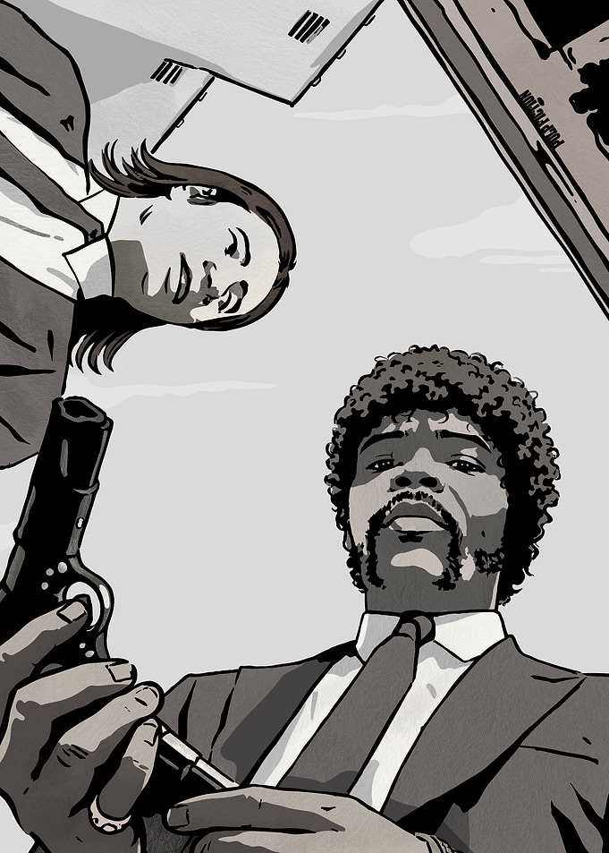 Pulp Fiction Illustration