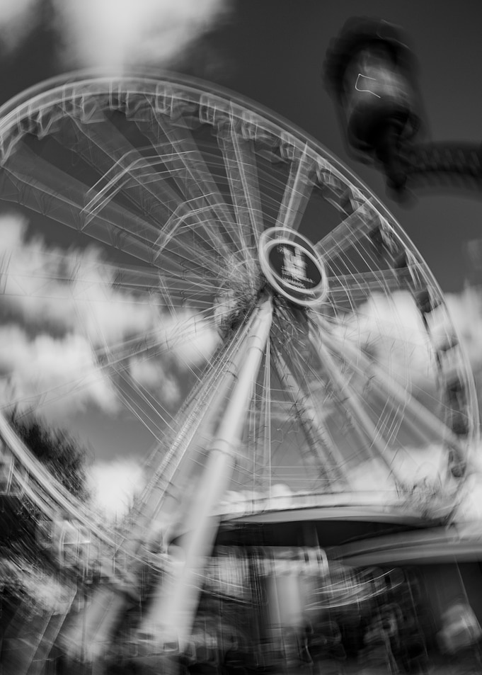 Motion Blurred Ferris Wheel