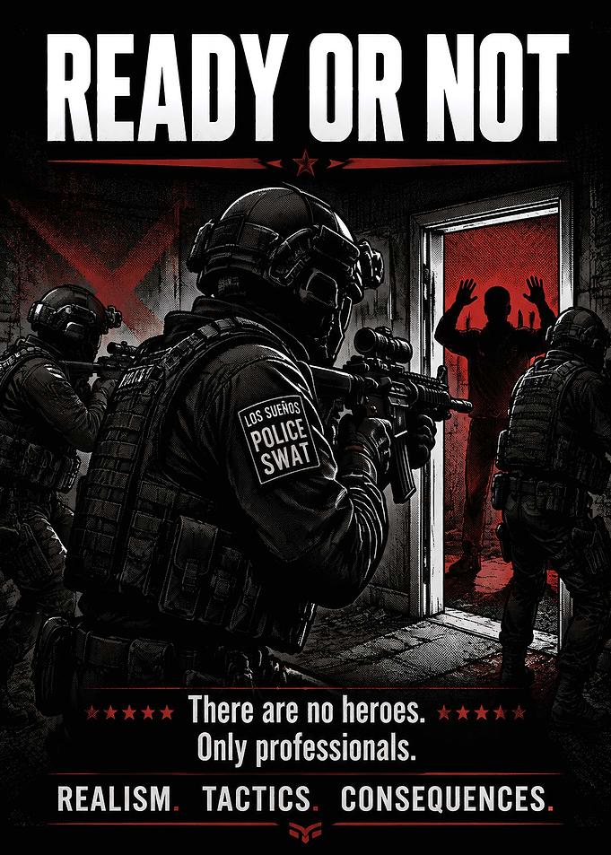 Ready or Not SWAT Tactical Poster