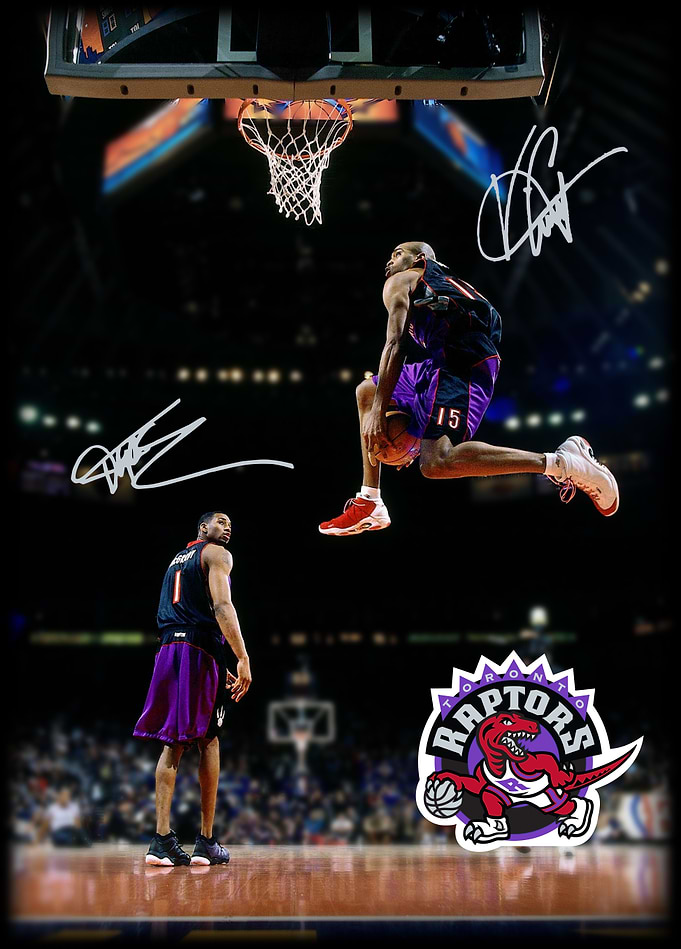 Raptors Legends Dunk: Carter and McGrady