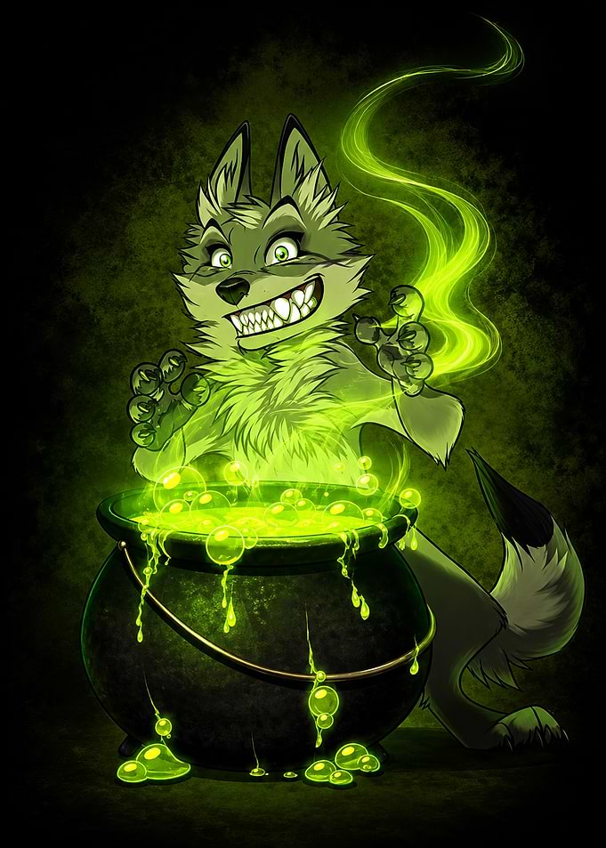 Witch Wolf Brewing Green Potion