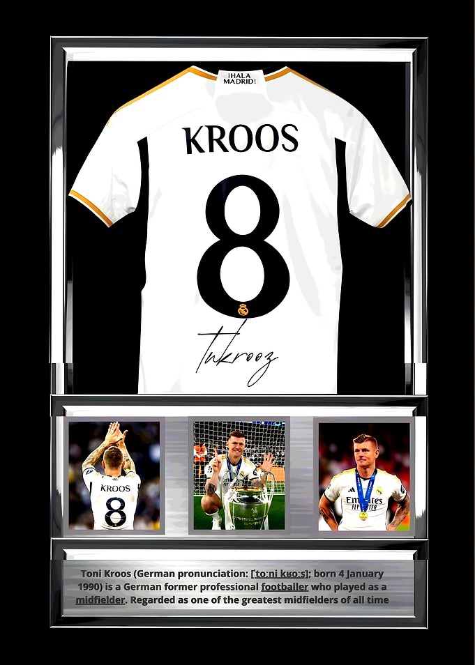 Toni Kroos Real Madrid Commemorative Display