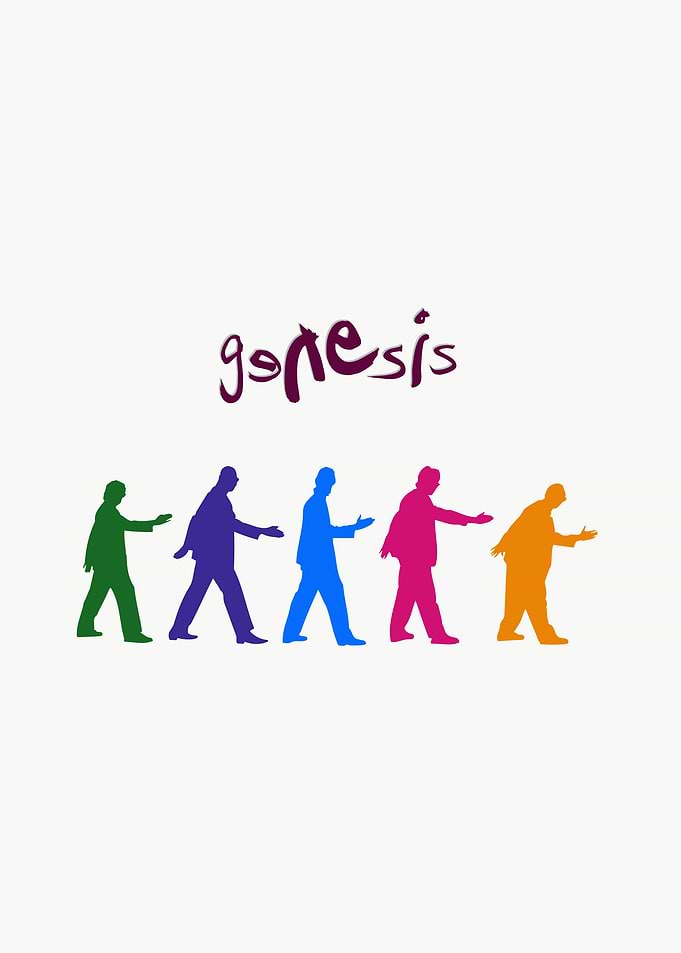 Genesis Band Silhouette Minimalist Art