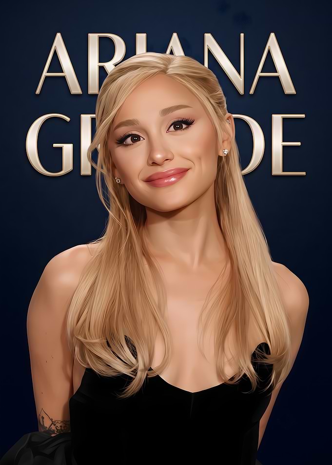 Ariana Grande Portrait Poster