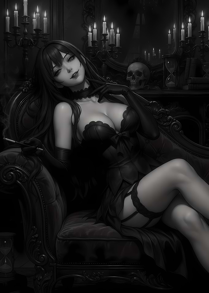 Gothic Anime Woman