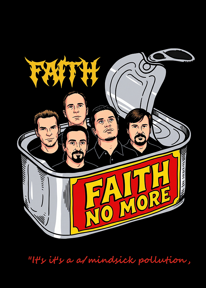Faith No More Sardine Can Illustration