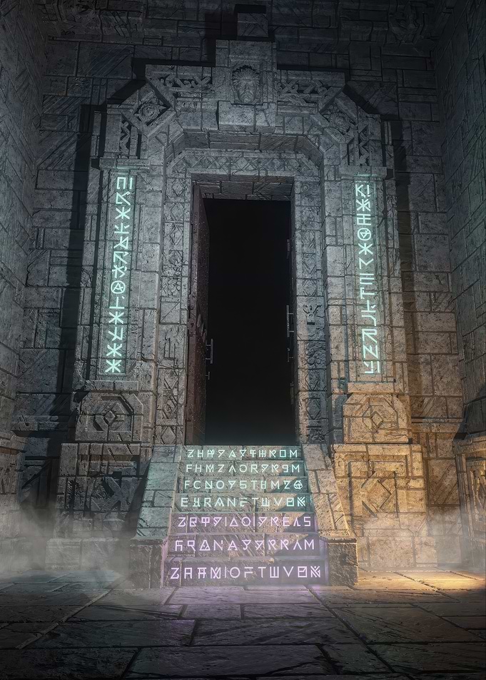 Mystical Ancient Stone Portal