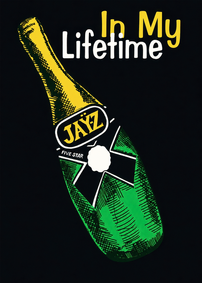 Jay-Z In My Lifetime Champagne Graphic
