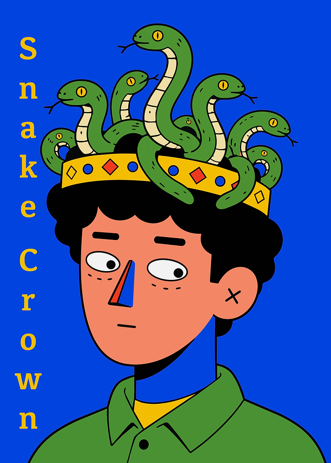 Snake Crown Illustration