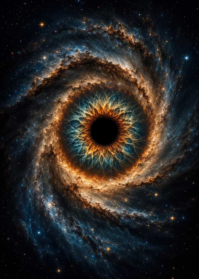 Cosmic Eye Spiral Galaxy