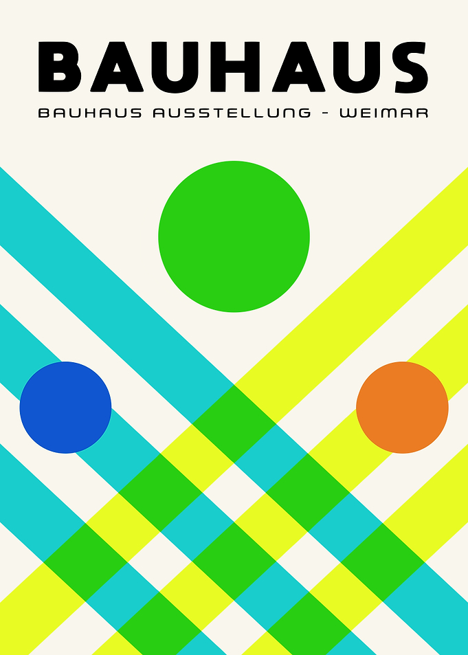 Bauhaus Weimar Exhibition Poster