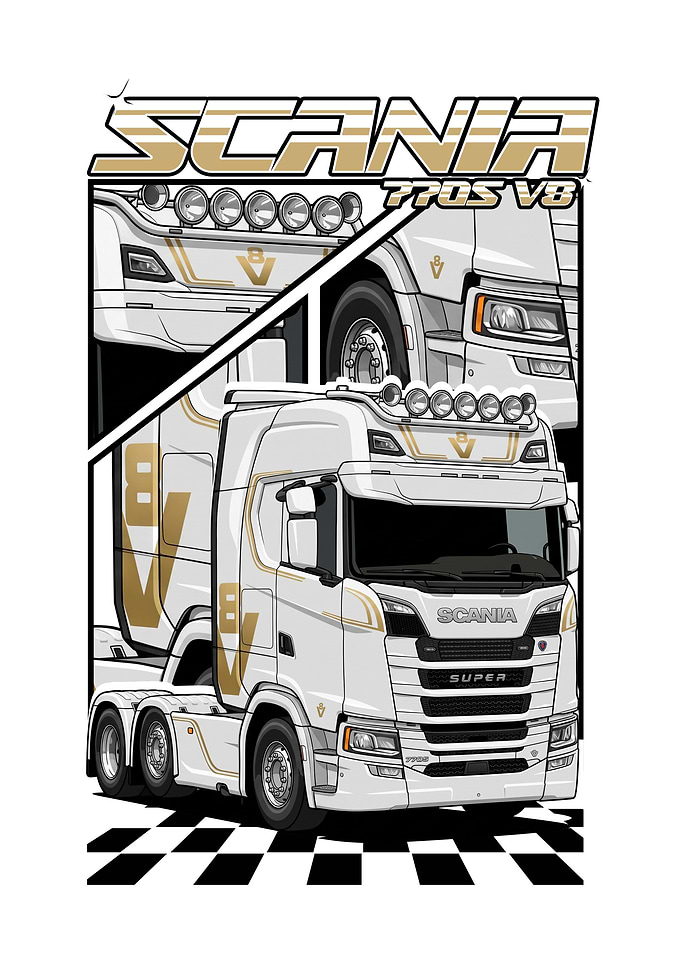 Scania 770S V8