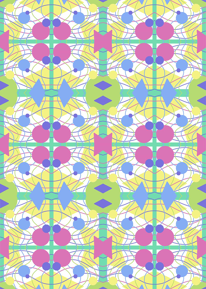 Colorful Geometric Abstract Pattern