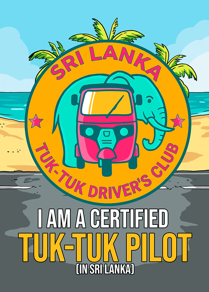 Sri Lanka Tuk-Tuk Driver Club Design