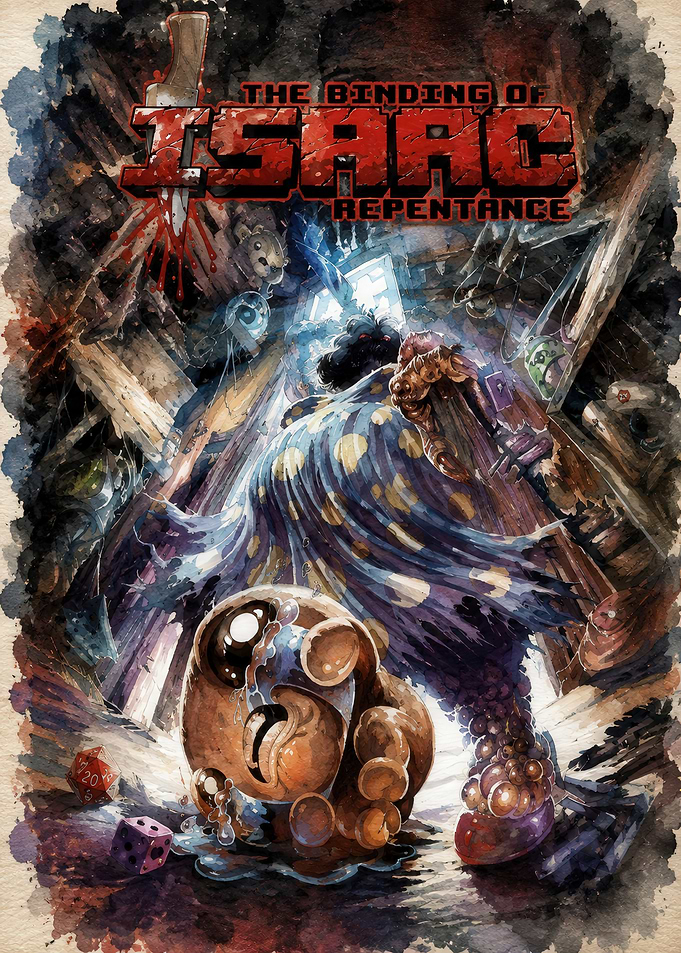 The Binding of Isaac Repentance Poster