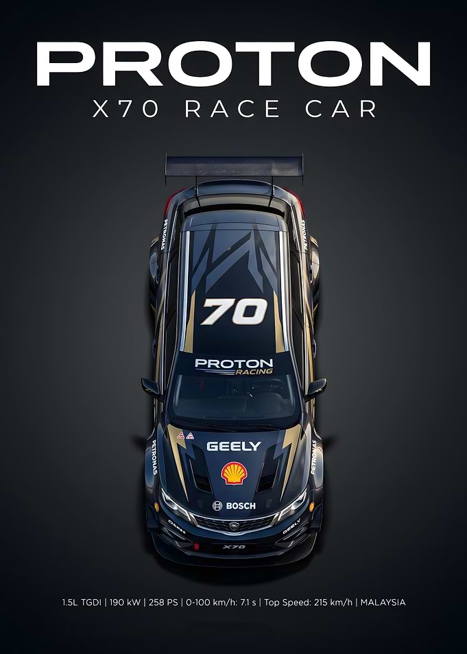 Proton X70 Race Car Concept