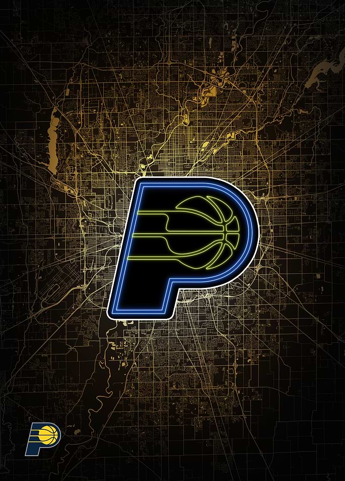 Indianapolis City Map: Pacers Pride