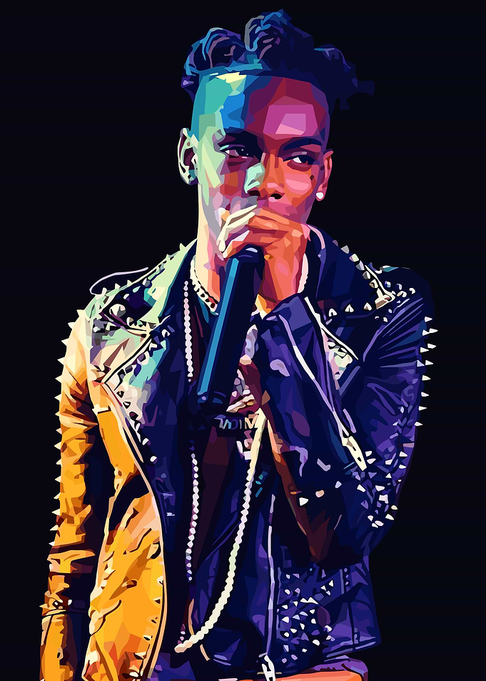 YNW Melly Pop Art Portrait
