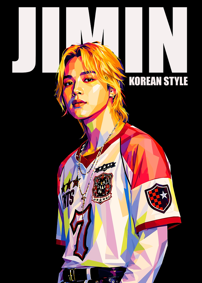 Jimin Pop Art Portrait