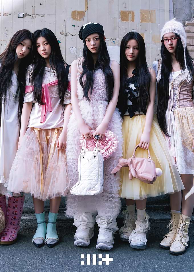IllitK-pop Group Fashion Portrait
