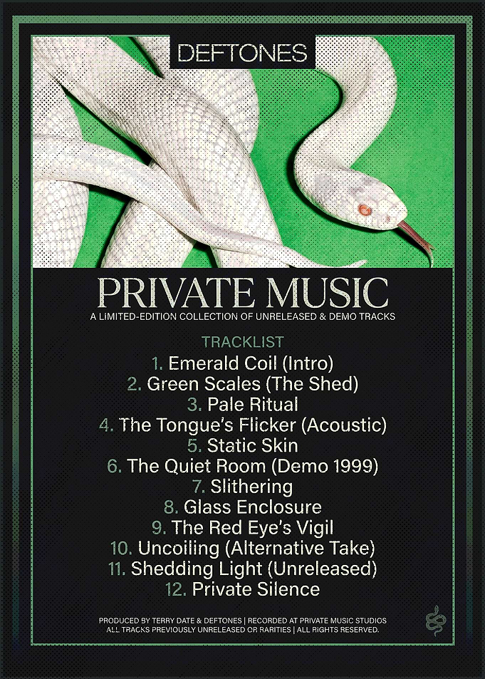 Deftones Private Music Fan Album Cover