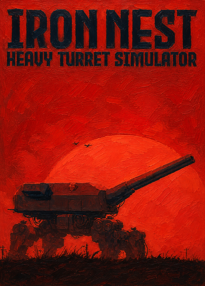 Iron Nest Heavy Turret Simulator Poster
