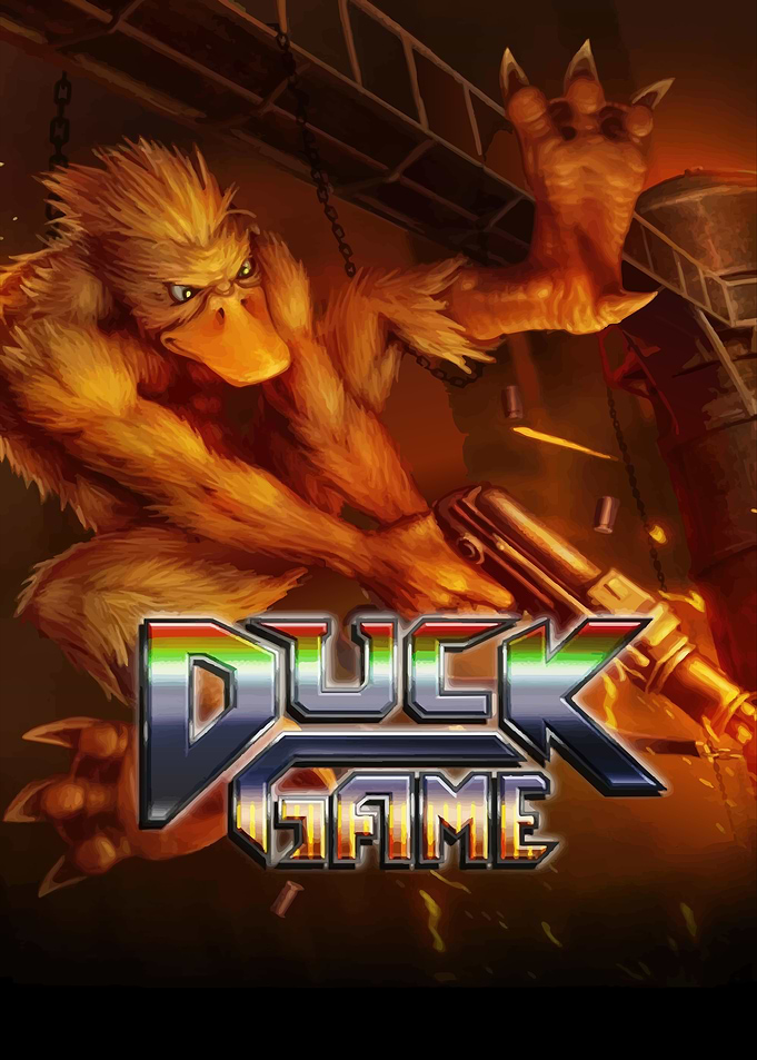 Duck Game Action Poster