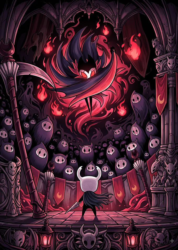The Knight Confronts Nightmare King Grimm