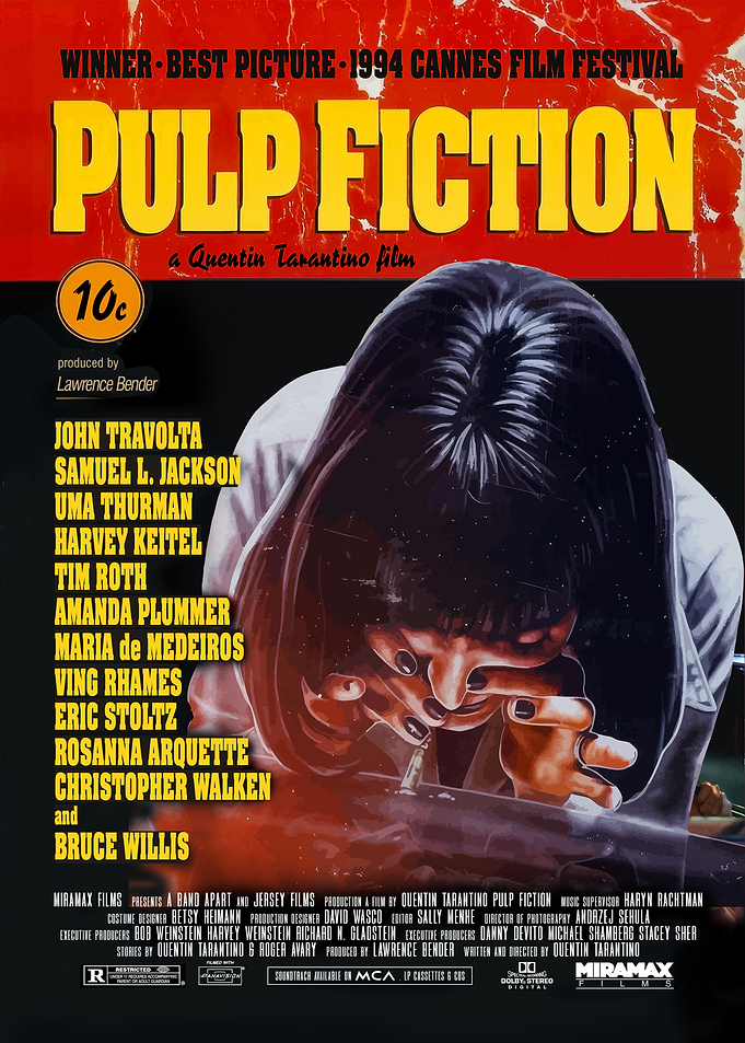 Pulp Fiction Movie Poster