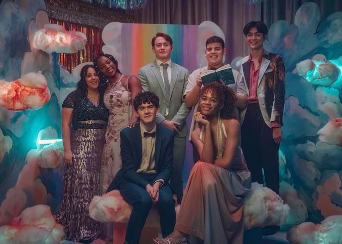 Heartstopper Cast at Prom