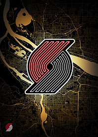 Portland City Map: Blazers Pride