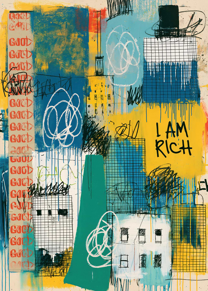 Rich Mind - Abstract Urban Painting