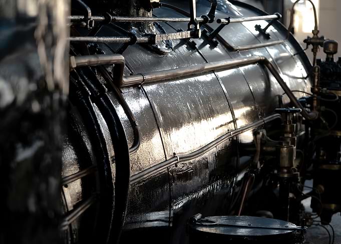 Train locomotive steam engine ang